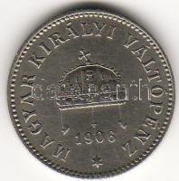 1906. 20f "javított" összehasonlításra T:3