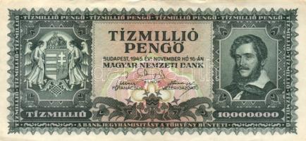 1913-1946. 10K + 20K + 10P,50P,100P 82x), 1.000.000P, 10.000.000P T:III,III-