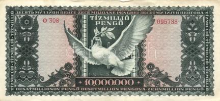 1913-1946. 10K + 20K + 10P,50P,100P 82x), 1.000.000P, 10.000.000P T:III,III-
