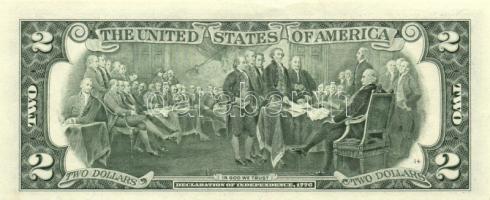 Amerikai Egyesült Államok 1995. 2$ "F" + 2003. 2$ "I" T:I
USA 1995. 2 Dollars &q...