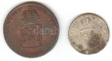 Ausztria 1816A 1Kr + 1849A 6Kr Ag T:2-,3
Austria 1816A 1 Kreuzer + 1849A 6 Kreuzer Ag C:VF,F