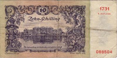 Ausztria 1950. 10Sch T:II/III