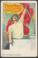 May Day 1902, Italian Socialist Party, propaganda litho