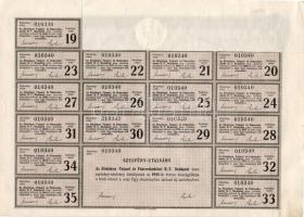 1926. Ált. Faipari és Faker. RT. 20P részvénye