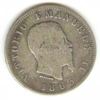 Olaszország 1863M-BN 1L Ag "II. Viktor Emánuel" T:3
Italy 1863M-BN 1 Lira Ag "Vittori...