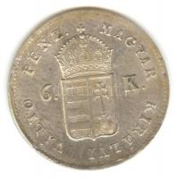 1849NB 6Kr Ag előoldal körirati "Y"-ja jobbra eltolódott! T:2