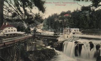 Gmunden, Traunfall / waterfall, restaurant (fa)