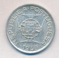 Mozambik 1949. 5Esc Ag T:2 Mozambique 1949. 5 Escudos Ag C:XF