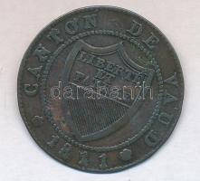 Svájc/Vaud Kanton 1811. 1/2B + T:2-
Swiss Cantons/Vaud 1811. 1/2 Batzen C:VF