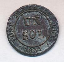 Svájc/Genf Kanton 1833. 1S Bi T:2 Swiss Cantons/Geneve 1833. 1 Sol Bi C:XF