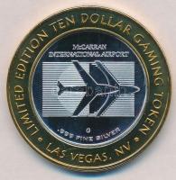 Amerikai Egyesült Államok 1$ Ag limitált bicolor kaszinó zseton "In God We Trust" T:PP
USA...