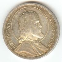 1938. 5P Ag "Szent István" T:2-