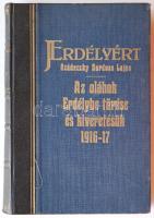 Szádeczky Kardoss Lajos: Az oláhok Erdélybe törése és kiveretésük 1916-17. I. kötet. II. (bővített) kiadás. Szép állapotban