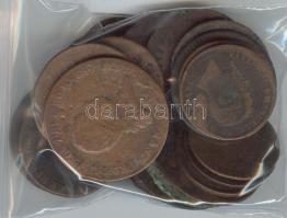 26db klf vegyes osztrák-magyar krajcár és olasz cent a XVIII-XIX. századból T:vegyes