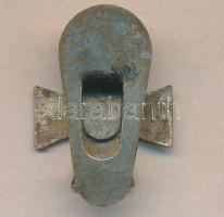 1940. Nemzetvédelmi Kereszt miniatűr gomblyukjelvény T:2
1940. National Defense Cross miniature butt...