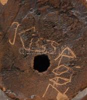 K jelzéssel: Angyalka, terrakotta 16cm