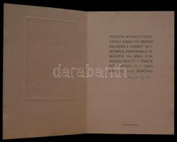 Bajor Ágost (1892-1958): Oroszországi rajzaim kiállítása, rézkarc-papír, jelzett, 11x15cm