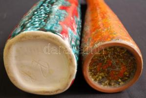 Nagy vegyes porcelán és kerámia tétel: 7 darabos csehszlovák porcelán tányérkészlet, 6 személyes jel...