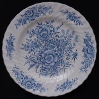 Jelzett angol Hostess Tableware virágmintás dísztányér / English floral plate d: 25,5cm