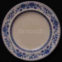 Virágmintás angol dísztányér kis hibával / British floral plate with minor fault d: 30cm