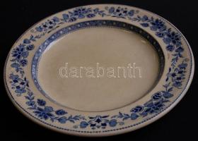 Virágmintás angol dísztányér kis hibával /
British floral plate with minor fault d: 30cm