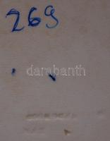 Virágmintás angol dísztányér kis hibával /
British floral plate with minor fault d: 30cm