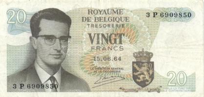 Belgium/Belga Királyság 1948. 50Fr + 1964. 20Fr + 1966. 50Fr T:II-,III
Belgium/Kingdom of Belgium 19...