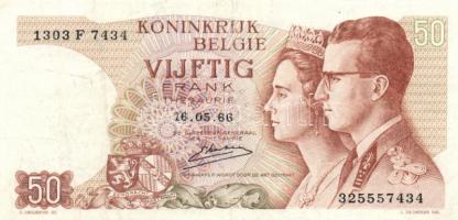 Belgium/Belga Királyság 1948. 50Fr + 1964. 20Fr + 1966. 50Fr T:II-,III
Belgium/Kingdom of Belgium 19...