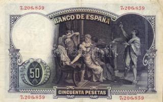 Spanyolország 1931. 25P + 50P + 1953. 1P T:II,II-,III
Spain 1931. 5 Pesetas + 50 Pesetas + 1953. 1 P...