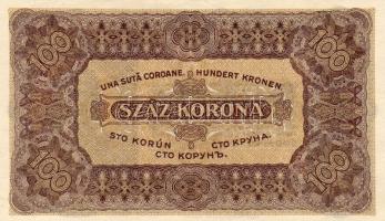 1923. 100K "Magyar Pénzjegy.." nyomdajellel T:I