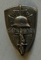 1934 Országos Frontharcos Szövetség Igazoló-jegy fényképpel és egy frontharcos jelvény