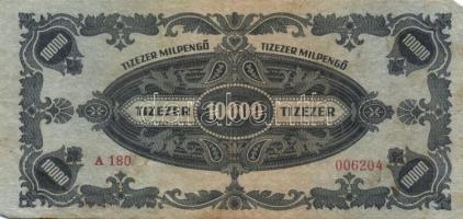 1946. 10.000MP (15x) T:II,II-(III)