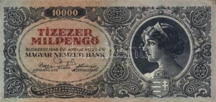 1946. 10.000MP (15x) T:II,II-(III)