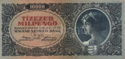 1946. 10.000MP (15x) T:II,II-(III)