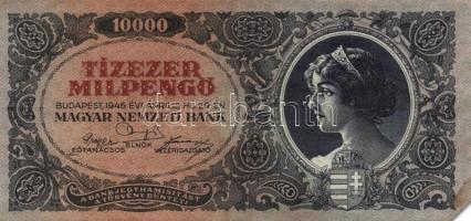 1946. 10.000MP (15x) T:II,II-(III)