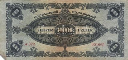 1946. 10.000MP (15x) T:II,II-(III)