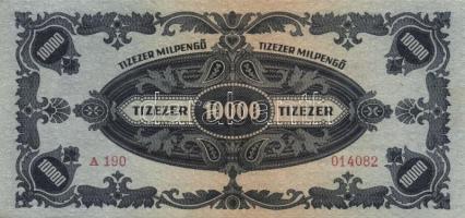 1946. 10.000MP (15x) T:II,II-(III)