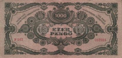 1945. 1000P bélyeggel (19x) T:II,III