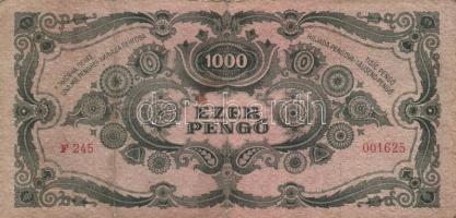 1945. 1000P bélyeggel (19x) T:II,III