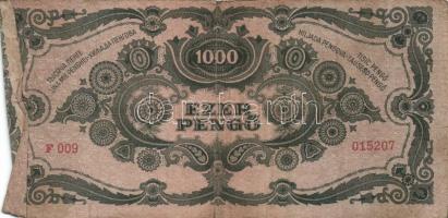 1945. 1000P bélyeggel (19x) T:II,III