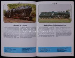 Magyar nosztalgikus vasúti járművek képes füzete német nyelven