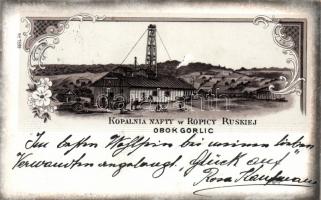 1899 Gorlice oil well, litho