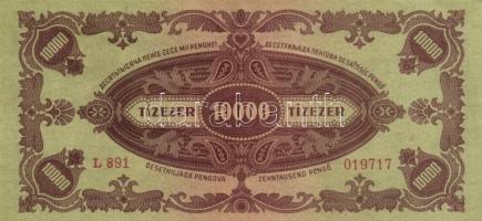 1945. 10.000P bélyeggel (6x) T:I-