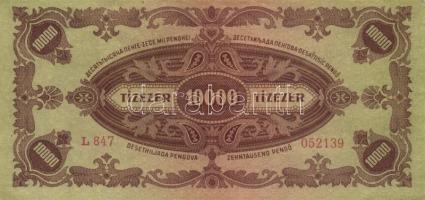 1945. 10.000P bélyeggel (6x) T:I-