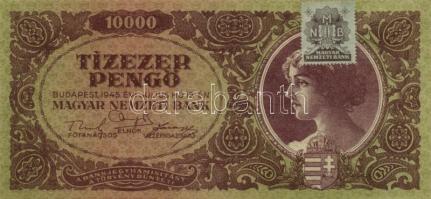 1945. 10.000P bélyeggel (6x) T:I-