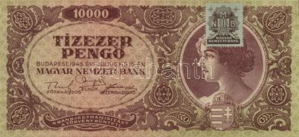 1945. 10.000P bélyeggel (6x) T:I-