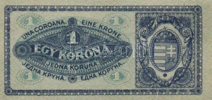 1920. 1K (4x) egymást követő sorszámmal T:I-(kis sarokkopás)