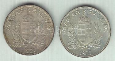 1927. 1P Ag + 1937. 1P Ag T:2,2-