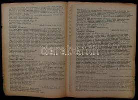 1952 MÁV Igazgatósági rendeletek 10db száma