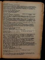 1952 MÁV Igazgatósági rendeletek 10db száma